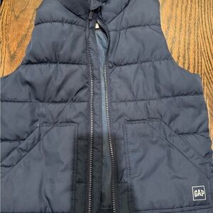 GAP Kids Dark Blue Quilted Vest